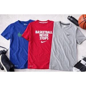 Nike Dri-FIT T-Shirt Lot Mens Medium Large Athletic Running Training 3 Pack